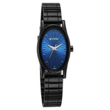 Titan Women's Watch Analog Blue Dial with Black Stainless Steel Band, 2759NM01