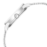 Titan Women's Watch Analog Blue Dial with Silver Stainless Steel Band, 2760SM02