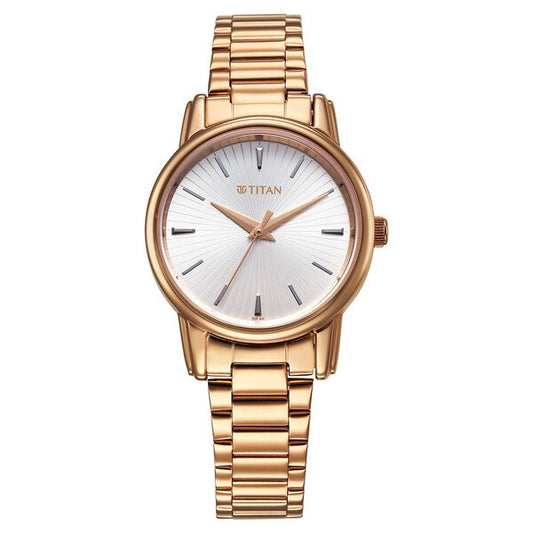 Titan, Women, Analog, Watch, Silver Dial, Stainless steel Strap, 2760WM01