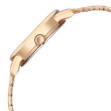 Titan Women's Watch Analog Silver Dial with Rose Gold Stainless Steel Band, 2760WM01