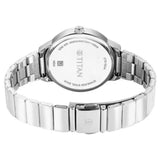 Titan Neo Women's Multifunction Watch Analog Pink Dial with Silver Stainless Steel Band, 2761SM02