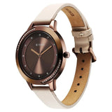 Titan Women's Watch Analog Brown Dial with Beige Leather Strap, 2764QL01