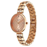 Titan Raga Contempore Quartz Analog Women's Watch with Rose Gold Dial and Metal Strap, 2775WM01