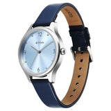 Titan Women's Analog Watch Blue Dial With Blue Leather Strap , 2781SL02
