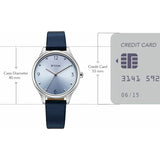 Titan Women's Analog Watch Blue Dial With Blue Leather Strap , 2781SL02