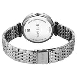 Titan Workwear Quartz Analog Women's Watch with Purple Dial and Stainless Steel Strap, 2783SM01