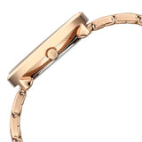 Titan Womens Neo Analog Watch Purple Dial with Rose Gold Stainless Steel Band ,2784WM03