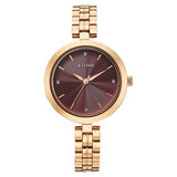 Titan, Women, Analog, Watch, Pink Dial, Stainless steel Strap, 2969WM01