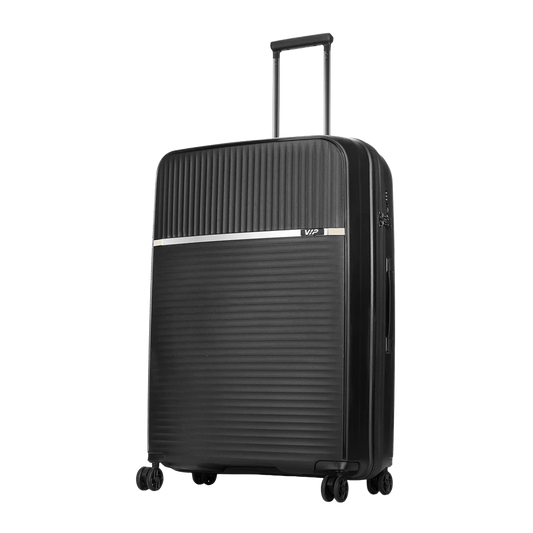 VIP Airtron 55cm Hard Case Hard Trolley 360° Jet Black, AIRTON55BLK