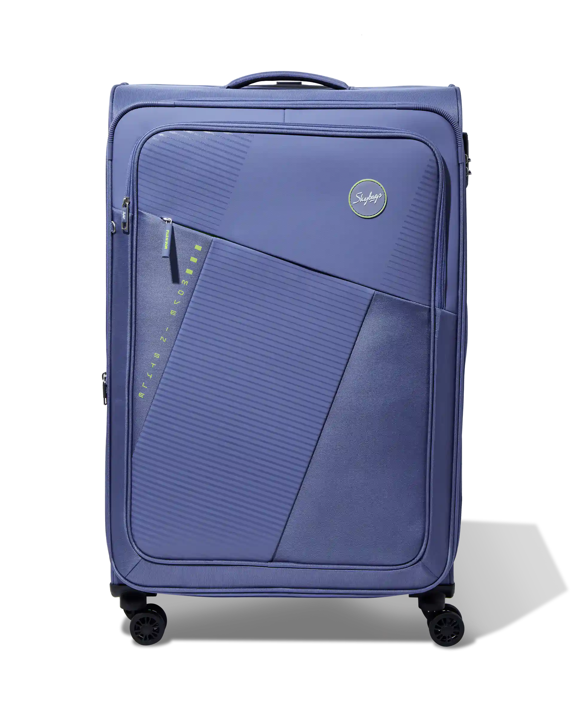 Skybags 71cm, Soft Case Trolley, Blue, VAGABOND71BLU Medium cabin size luggage