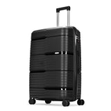 Carlton Alton 76cm 8 Wheel Hard Top Trolley-Black, ALTON76BK