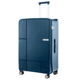 Carlton Globetrotter 79cm 360° 8 Wheel Hard Top Trolley-Blue, GLOBETROTTERT79BLU