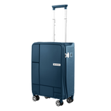 Carlton Globetrotter 55cm 360° 8 Wheel Hard Top Trolley-Blue, GLOBETROTTERT55BLU