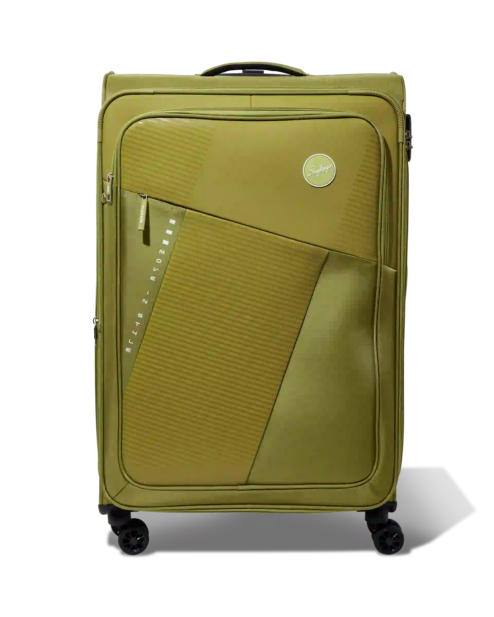 Skybags 82cm, Soft Case Trolley, Green, VAGABOND82GRN Large check-in size luggage