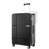 Carlton Globetrotter 79cm 360° 8 Wheel Hard Top Trolley-Black, GLOBETROTTERT79BLK