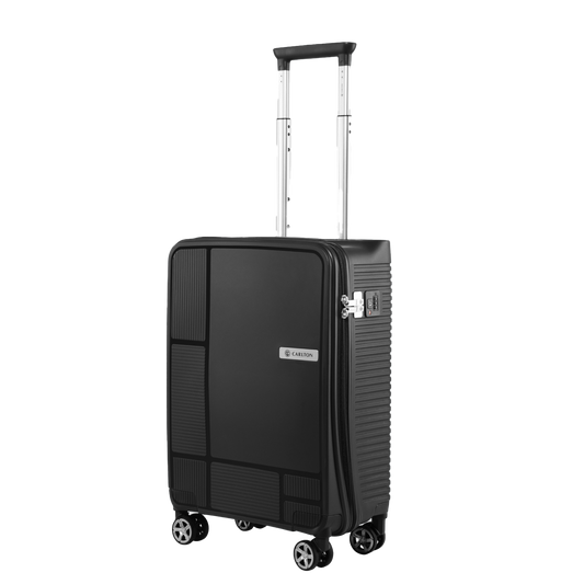 Carlton CA-GLOBETROTTER55BLK 55cm Black Hard Top Trolley