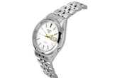 Seiko 5 Sports Men's Automatic GMT Watch, White Dial with Stainless Steel Strap,SNKL17K