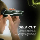 Wahl Self Clip 360 Cordless Clipper, Complete Self-Cut Haircutting Kit, 3028112