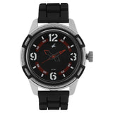 Fastrack Men's Watch Analog, Black Dial Black Resin Strap, 3157KP01
