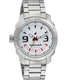 Fastrack, Men's Watch Analog, White Dial Stainless Steel Strap, 3168SM01