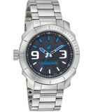 Fastrack, Men's Watch Analog, Black Dial Stainless Steel Strap, 3168SM02