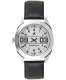 Fastrack, Men's Watch Analog, White Dial   Leather Strap, 3175SL01