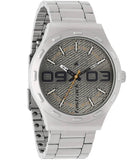 Fastrack, Men's Watch Analog, Grey Dial Silver Stainless Steel Strap, 3183SM01