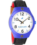 Fastrack, Men's Watch Analog, White Dial   Denim Strap, 3191AL01
