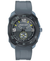 Fastrack, Men's Watch All Nighters Collection Analog, Dark Grey Dial & Grey Silicone Band, 3192AP03
