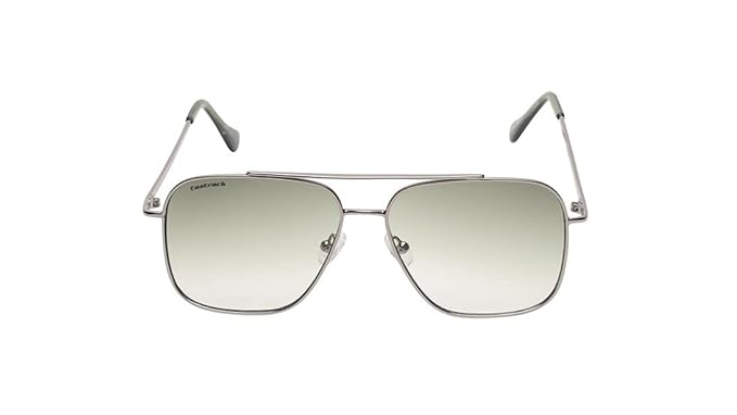 Fastrack, Men's Square Sunglasses, Green, M253GR5