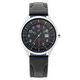 Fastrack 3205TL02 Watches Fastrack, Men's Watch Analog, Black Dial Black Leather Strap, 3205TL02