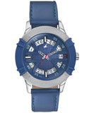Fastrack, Men's Watch Dial It Up Collection Analog , Blue Dial Blue Leather Band, 3223KL01