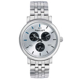 Fastrack, Men's Watch Dial It Up Collection Analog , Silver Dial Silver Stainless Steel Band, 3238SM01