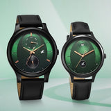 Fastrack, Unisex, Analog Watch, Black Dial, with Leather Band, FA-3240NL01P