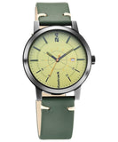 Fastrack, Men's Watch Tripster Collection Analog , Green Dial Green Leather Band, 3245NL01