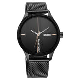 Fastrack,Men's Watch Black Dial Black Mesh Band, 3247NM03