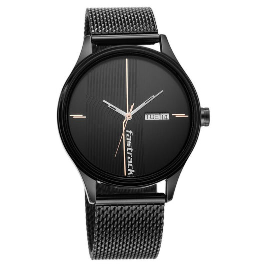 Fastrack, Men's, Analog Watch, Black Dial, FA-3247NM03