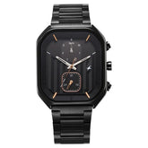 Fastrack Men's Watch Black Dial with Black Stainless Steel Band, 3270NM01