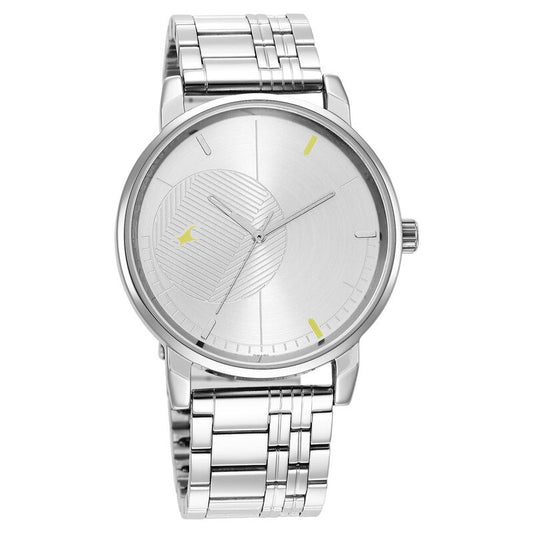 Fastrack, Men's, Analog Watch, Silver Dial, with Stainless Steel Band, FA-3278SM02