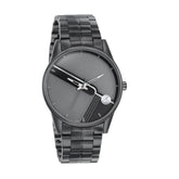 Fastrack Stunners Men's Watch Analog Grey Dial with Black Stainless Steel Band, 3305NM02