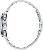 Lee Cooper Men's Multifunction Watch with Green To Black Dial and Stainless Steel Band, LC08348.370