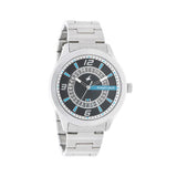 Fastrack, Men's Watch Analog, Black Dial Silver Stainless Steel Strap, 38050SM02