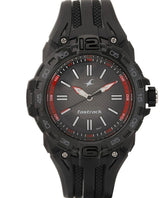 Fastrack, Men's Watch Trendies Collection Analog ,Grey Dial Resin Band, 38056PP02