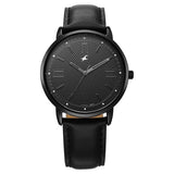 Fastrack, Men's, Analog Watch, Black Dial, with Leather Band, FA-38159NL01