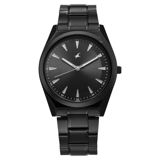 Fastrack, Men's, Analog Watch, Black Dial, with Stainless Steel Band, FA-38162NM02