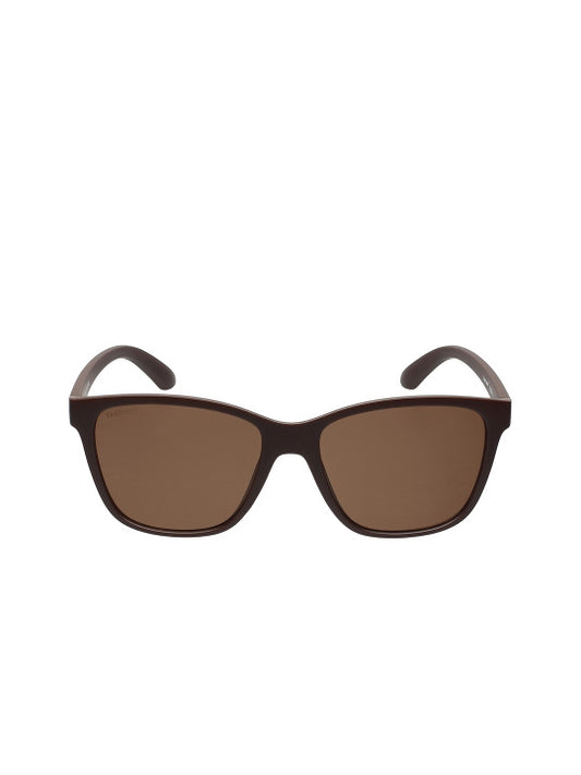 Fastrack P428BR11V Men's Square Sunglasses Brown Lens