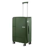 Carlton Globetrotter 67cm 360° 8 Wheel Hard Top Trolley-Green, GLOBETROTTERT67GRN