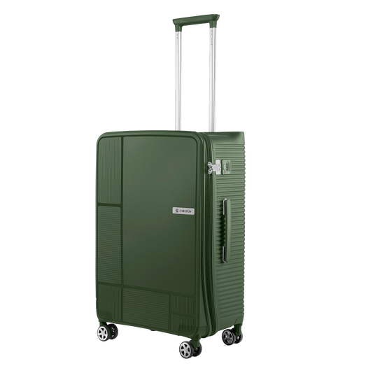 Carlton CA-GLOBETROTTER67GRN 67cm Green Hard Top Trolley