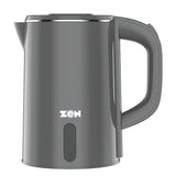 Zen Double Layer 2L Stainless Steel and Plastic Cordless 2200W Kettle,ZKT200D
