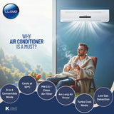 Lloyd 3.0 Ton Split Air Conditioner (AC), 6 Star Rating 32,000 BTU, GOS36B62TQCL